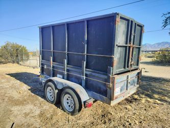 5x10 trailer with extension...pink on hand