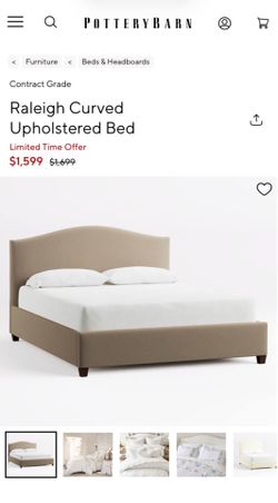 Pottery Barn Cali King bed frame