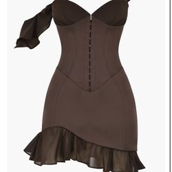 House Of CB ‘Dionne Ruffle Corset Minidress’ Woman Size : XS Worn Once