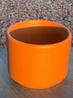 Vintage MCM Gainey Ceramics C-6 Cylinder Planter - La Verne CA retro collector’s pot