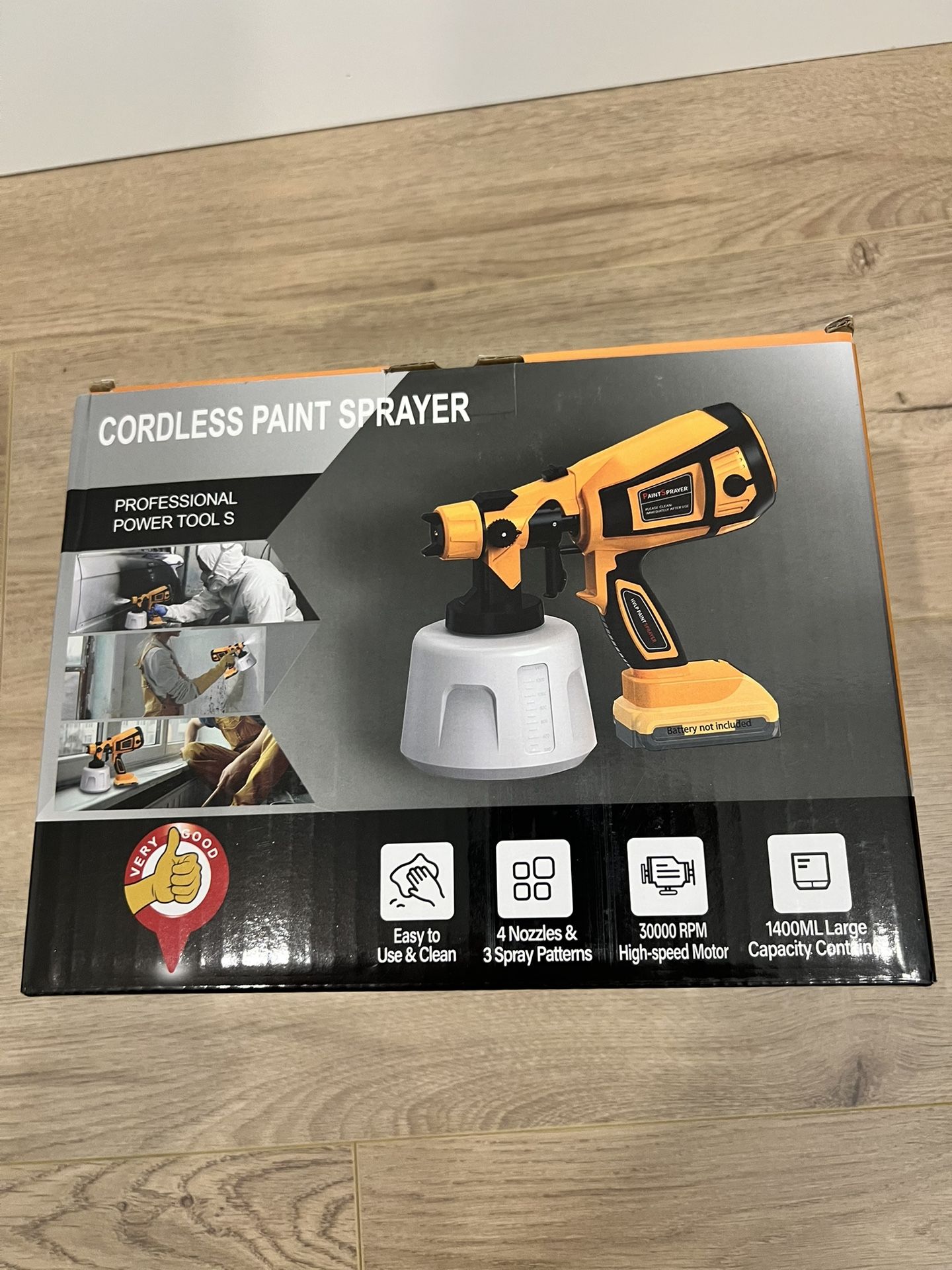 New In box, Cordless Dewalt Battery Paint Sprayer (tool Only) Battery Not Included