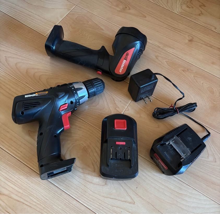Drill Master 18V Cordless Drill & Flashlight