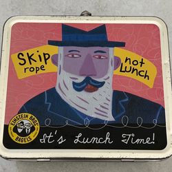 Einstein Brothers Bagels Metal Tin Lunchbox Coffee Shop Collectible Retro Gift