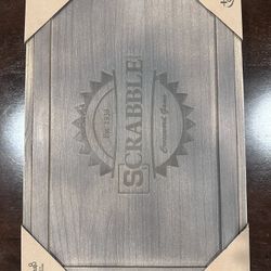 Hasbro Scrabble Rustic Wood Series Board Game Gaming 2016