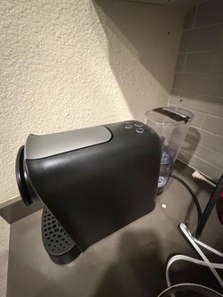 L’or barista Espresso Machine Black + Gold