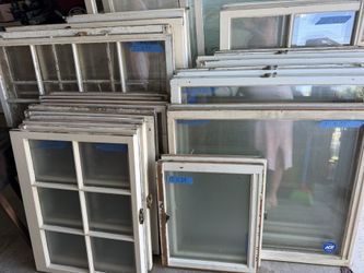 Salvaged Wood Windows