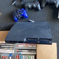 PLAYSTATION PS3 console + Games (a lot) + Extra Controller 