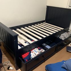 Blue Twin Trundle Bed