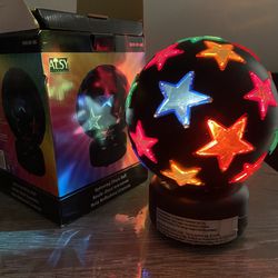 New In Box Rotating Disco Ball 