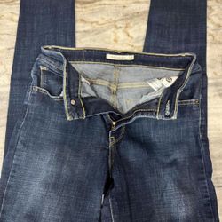 Levi Strauss High Rise Skinny Jeans 