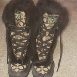 JENNIE Winter Coach Boots  Size 8 1/2 