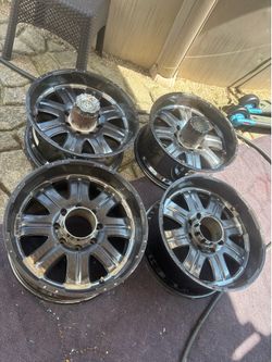 Set Of 4 Aluminum Truck Rims - KT074L 20x10