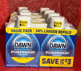 Dawn Platinum Plus power wash Dish Spray $10 pack