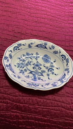 Blue Danube oval serving dish