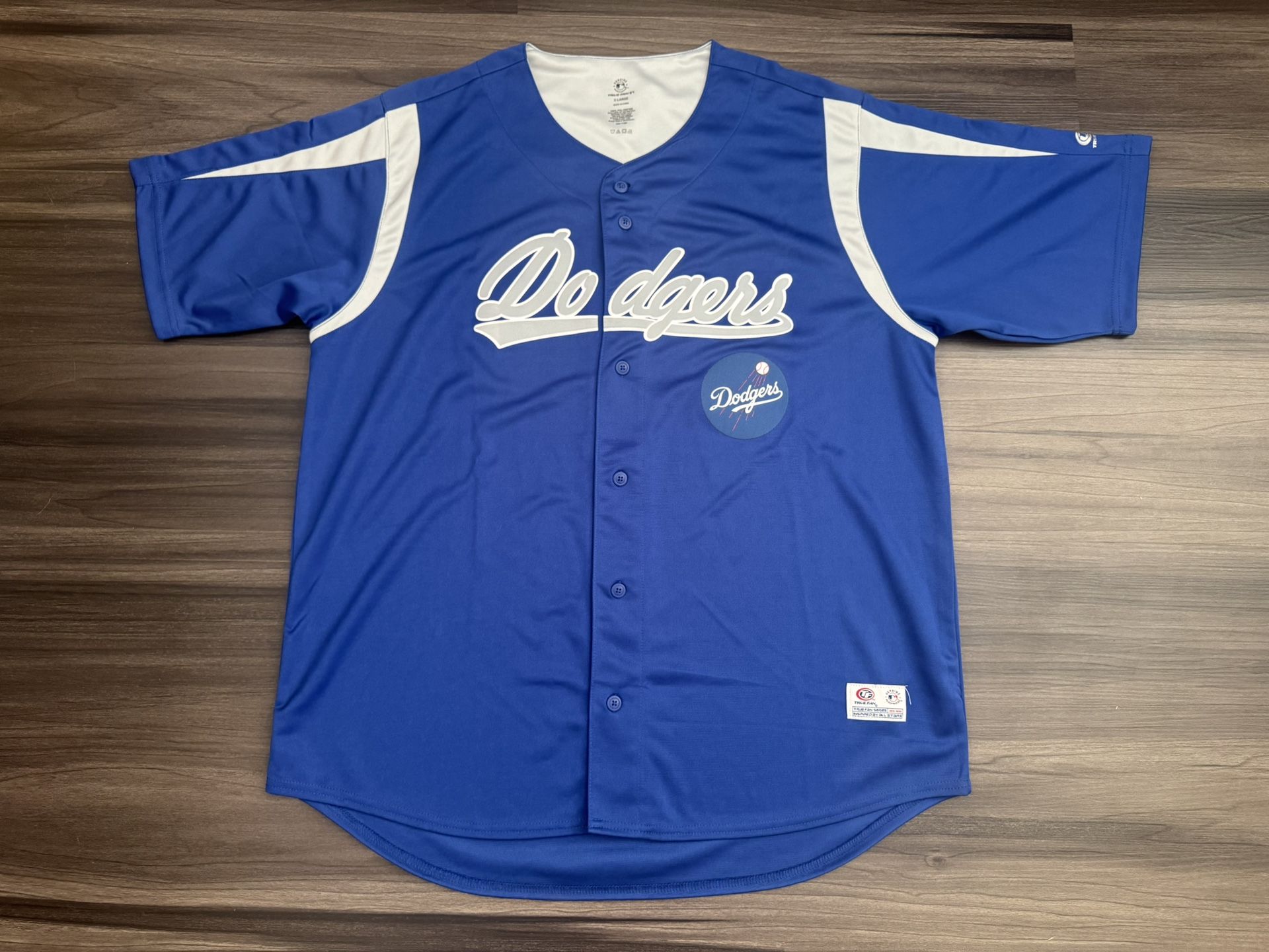 True Fan Los Angeles Dodgers MLB Baseball Genuine Merchandise Jersey Men’s XL 100% authentic. Good condition. Lightly worn. The product is a men's