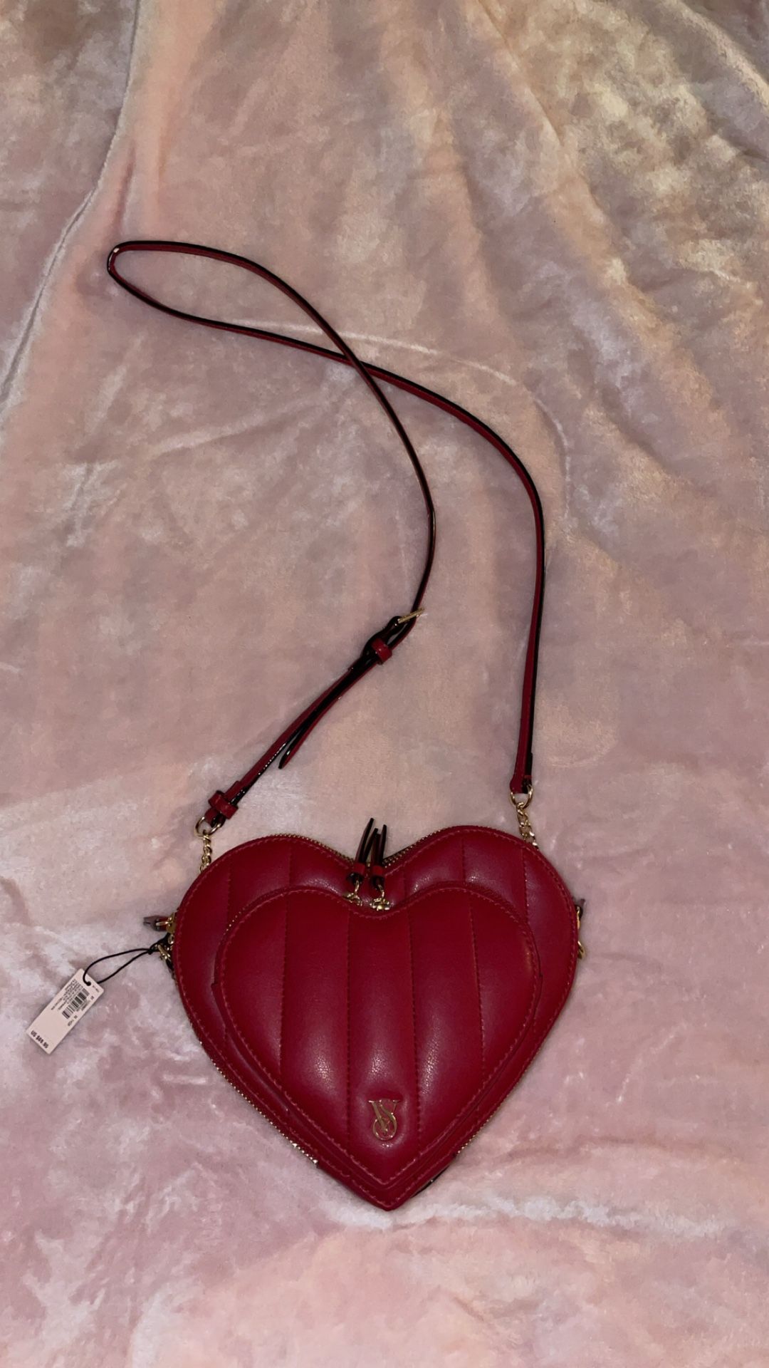Red Heart Shaped Purse 