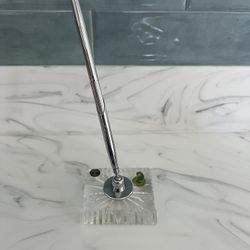 Vintage New Waterford Square Crystal Pen Holder