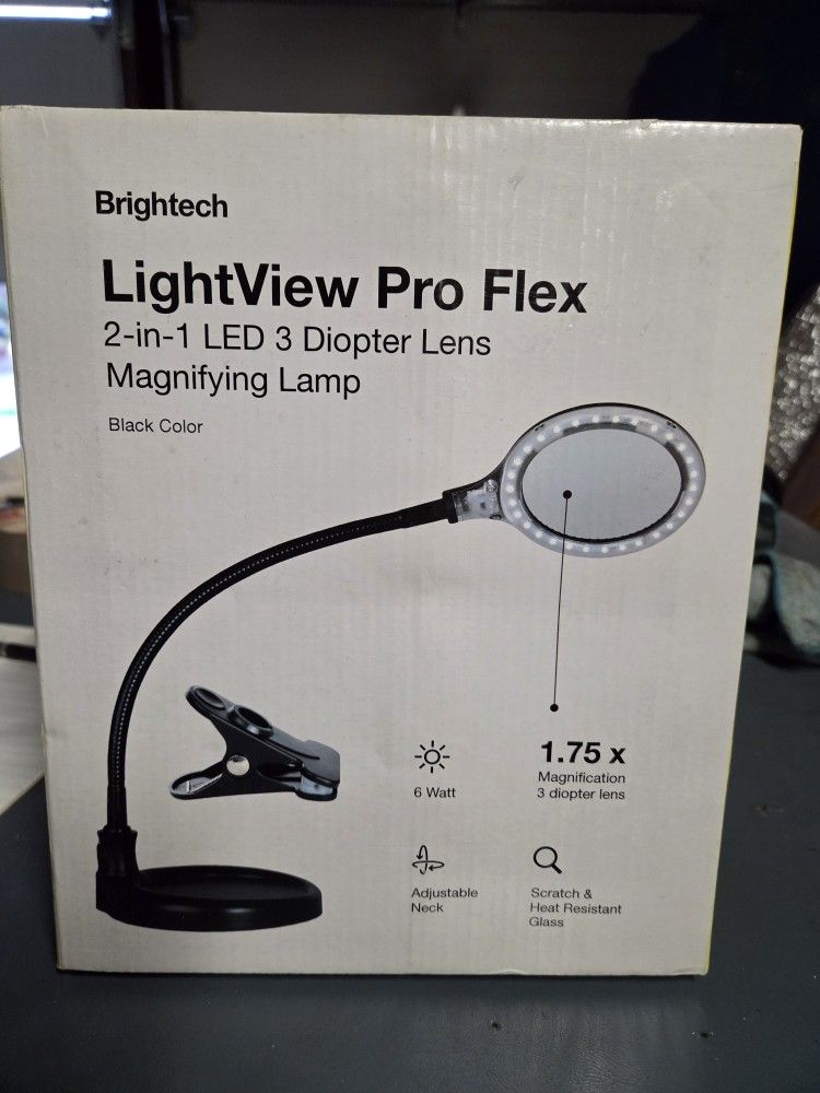 Brightech Magnifying Lamp NEW IN BOX