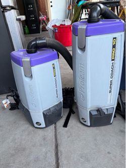 Backpack vacuum