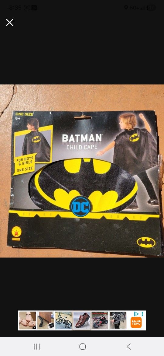 Child Batman Cape