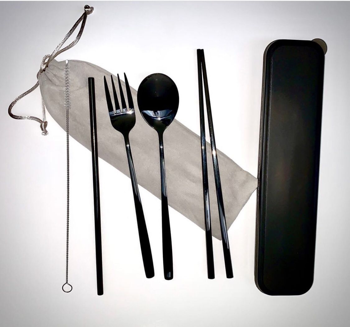 Travel utensils/cutlery set