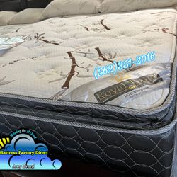 Royal Touch Queen Mattress And Boxspring Bed Set Nueva Cama 