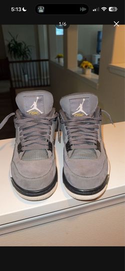 Jordan 4 Cool Grey men’s size 11