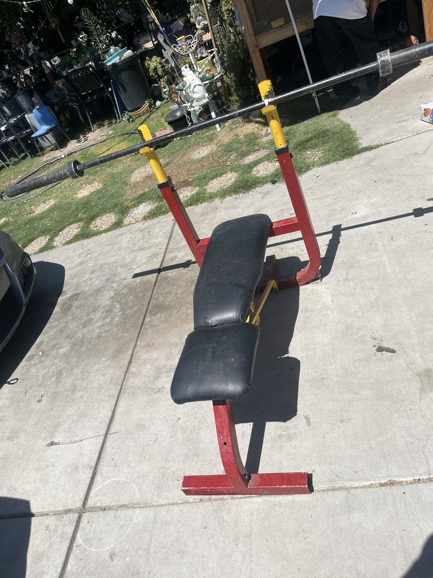 Bench With 45lb Bar