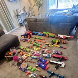 Huge Nerf Gun Lot For Sale