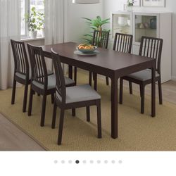 IKEA Extendable Dining Table With Bench