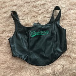 Leather Corset Top