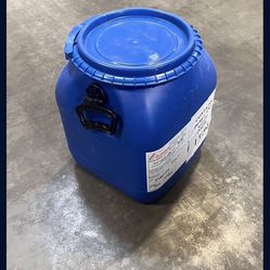 Blue Square Drum Container
