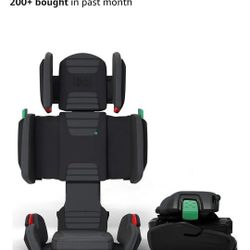 Mifold Hifold Adjustable Kids High Back Booster Car Seat with Strap – Slate Grey