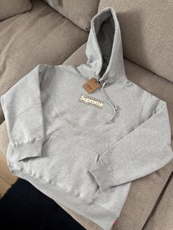 Supreme Burberry Box Logo Hoodie 