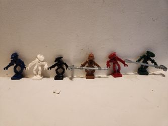 LEGO Bionicle Matoran Mini Figures Lot of 6