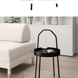 IKEA BURVIK Side table, black