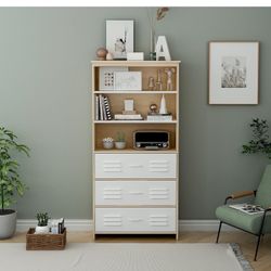 Moline Standard Bookcase, 6-Shelf,