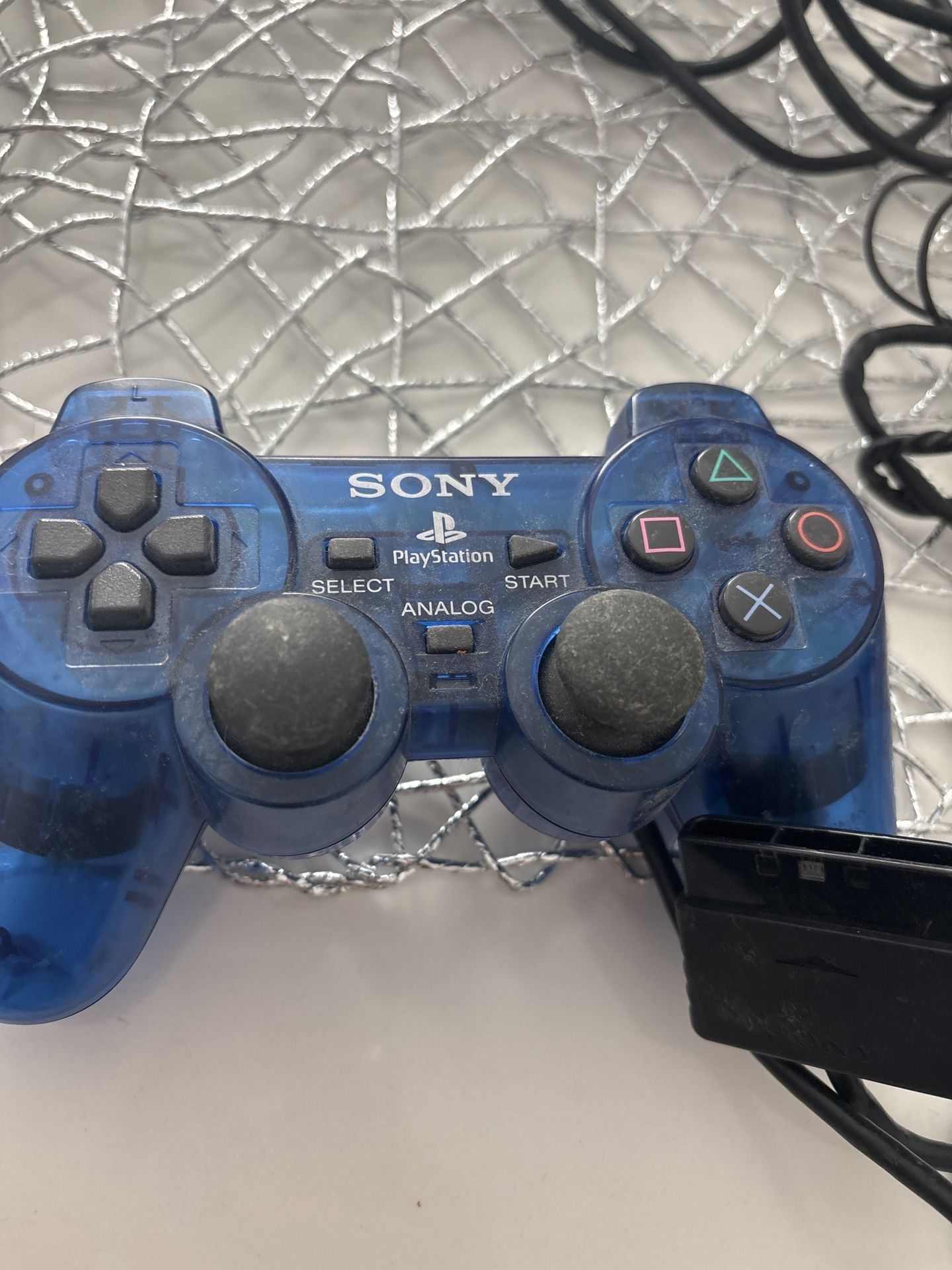 Sony Dual Shock Two Controller Dash Clear Blue Ps2