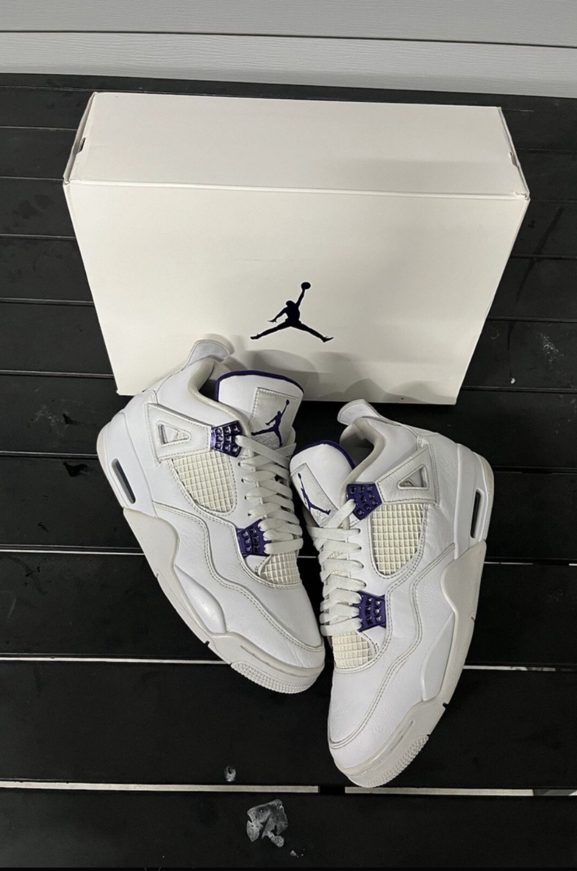 Jordan 4 Metallic Purple 4s