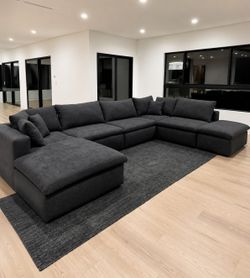 Brand New Cloud Sectional in Black