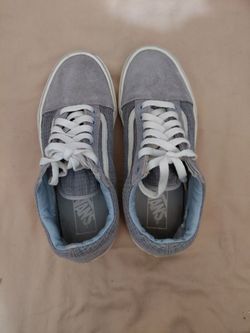Grey Vans old school men size 6.5