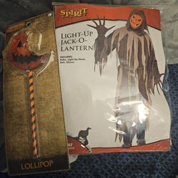 Spirit Halloween Adult XL Costume Like New With Lollipop