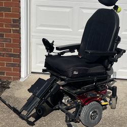 Quantum J6 Power Chair Rehab Wheelchair with Full Tilt Power Lift