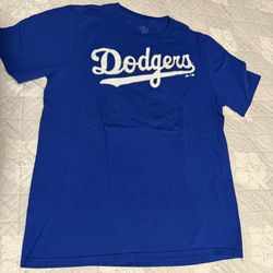 Kids Dodgers shirt  14 -16 size Belanger name on the back