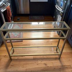 Gold Console Table 