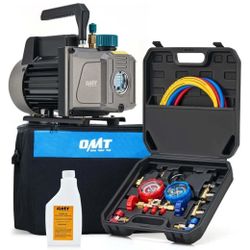 OMT 4 CFM Single Stage Vacuum Pump
