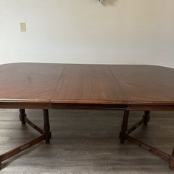 Dining Table With Extension Leaf
