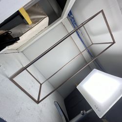 Tall Gold Vase Metal Column Stand Road Lead Geometric Centerpiece Vase for Tables, Floor Vases Decorative Tall Flower Rack for Home Event Party Weddin