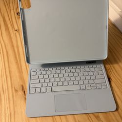 iPad Air 13 Inch Keyboard Protector (M4/2026/M3 2025/M22024), iPad Pro 12.9-inch (3/4/5/6 Generations), Easy to Insert Magnetic Bracket, 7-color Backl