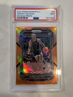 Jeremy Sochan Orange Prizm 